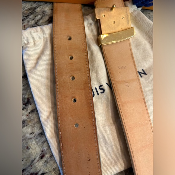 LOUIS VUITTON DAMIER AZUR INITIAL BELT - Picture 14 of 16